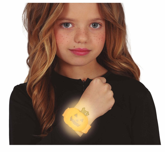 Halloween Armband Pompoen van Fiestas Guirca koop je bij Partywinkel
