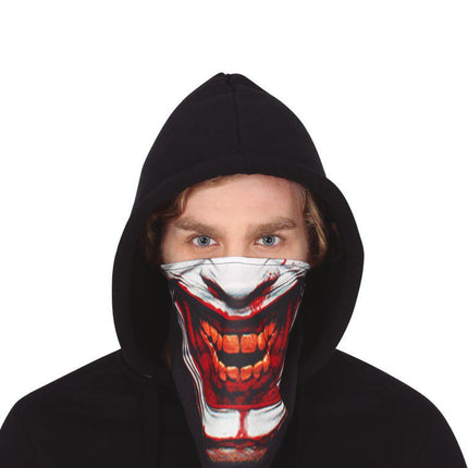 Halloween Bandana Masker Clown Klittenband van Fiestas Guirca koop je bij Partywinkel