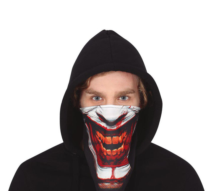 Halloween Bandana Masker Clown Klittenband van Fiestas Guirca koop je bij Partywinkel