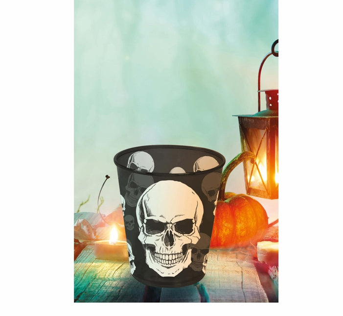 Halloween Beker Doodshoofd 10cm van Fiestas Guirca koop je bij Partywinkel