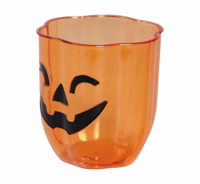 Halloween Beker Pompoen 10cm van Fiestas Guirca koop je bij Partywinkel