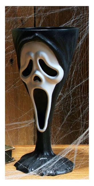 Halloween Beker Zwart Wit Geest van Ghostface koop je bij Partywinkel