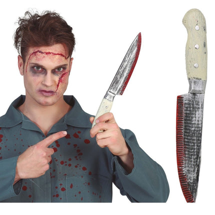 Halloween Bloederig Keukenmes 33cm van Fiestas Guirca koop je bij Partywinkel