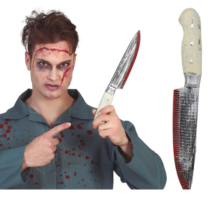 Halloween Bloederig Keukenmes 33cm van Fiestas Guirca koop je bij Partywinkel