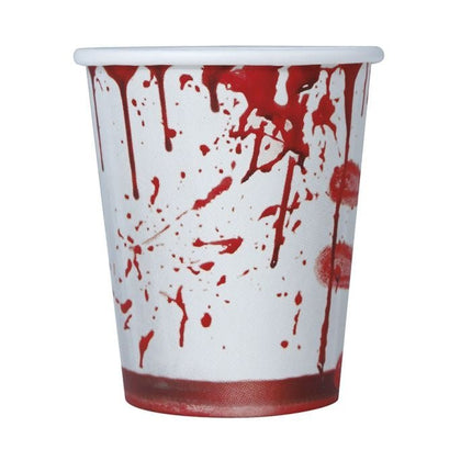 Halloween Bloederige Bekers 200ml 6st van Fiestas Guirca koop je bij Partywinkel