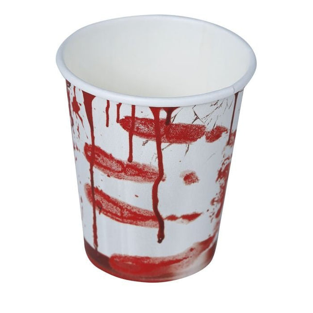 Halloween Bloederige Bekers 200ml 6st van Fiestas Guirca koop je bij Partywinkel