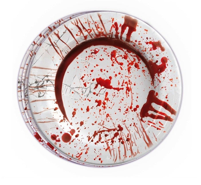 Halloween Bloederige Borden 23cm 6st van Fiestas Guirca koop je bij Partywinkel