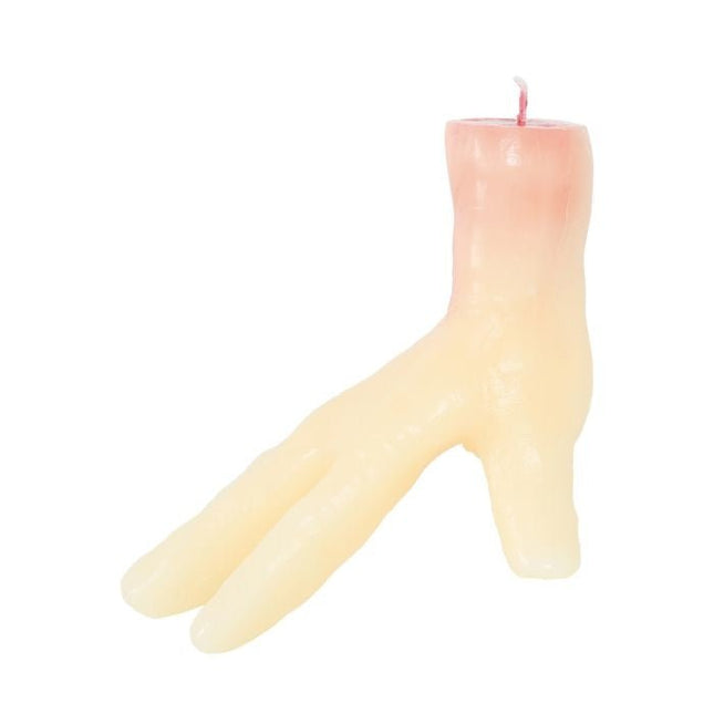 Halloween Bloederige Hand Kaars 15cm van Fiestas Guirca koop je bij Partywinkel