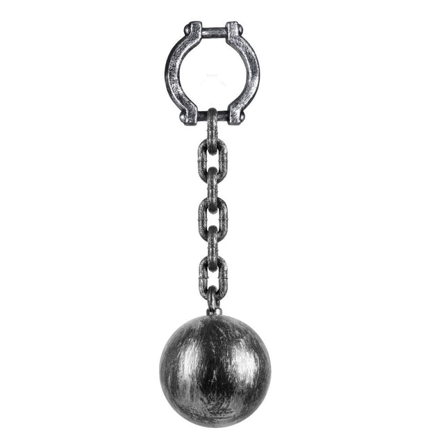 Halloween Boevenbal Aan Ketting 53cm van Boland koop je bij Partywinkel