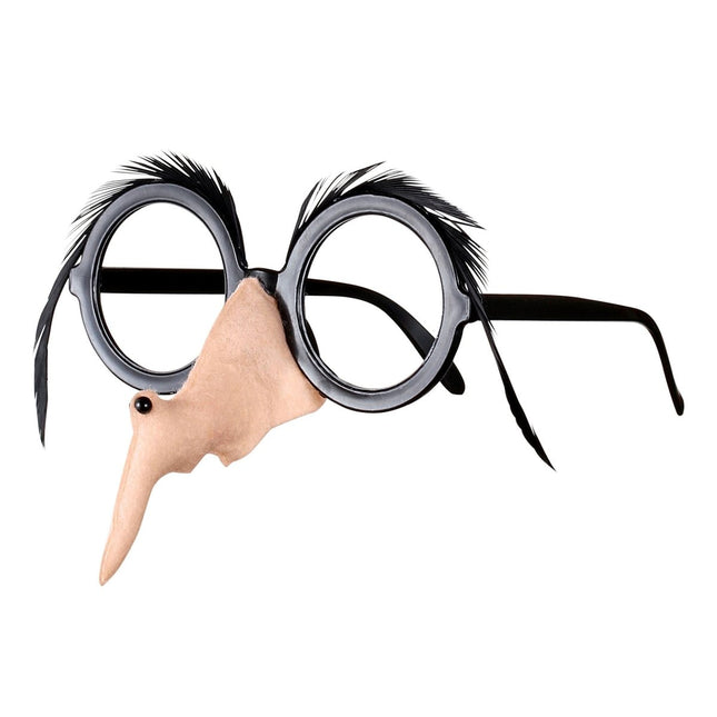 Halloween Bril Met Heksenneus van Widmann koop je bij Partywinkel