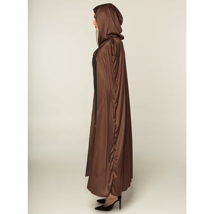 Halloween Cape Bruin 1,8m van Boland koop je bij Partywinkel