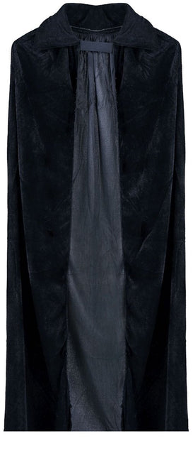 Halloween Cape Fluweel Zwart 1m van Fiestas Guirca koop je bij Partywinkel