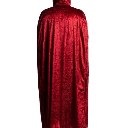 Halloween Cape Rood Capuchon van Partychimp koop je bij Partywinkel