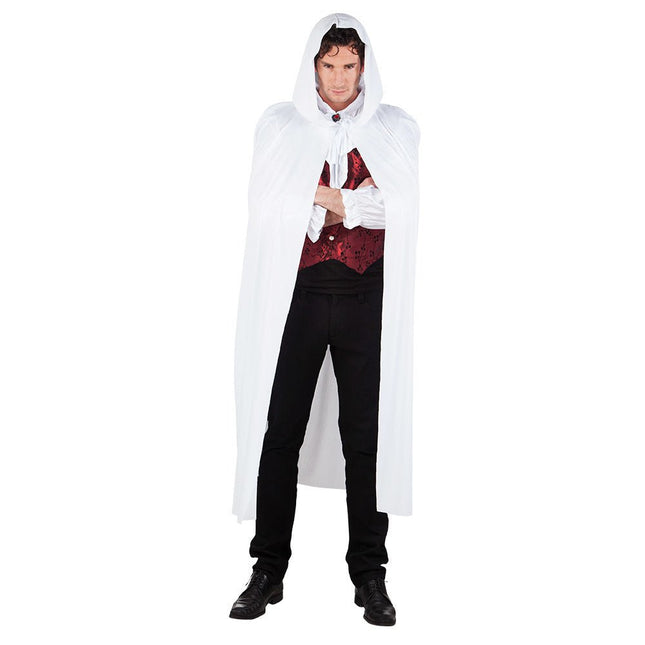 Halloween Cape Wit 1,8m van Boland koop je bij Partywinkel