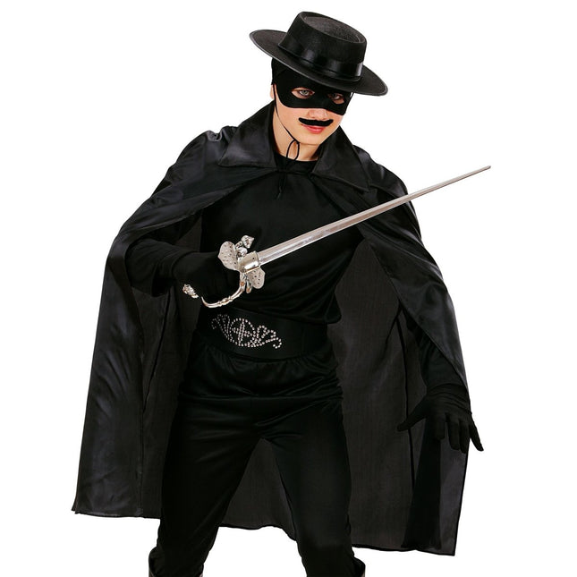 Halloween Cape Zwart Kind 90cm van Widmann koop je bij Partywinkel