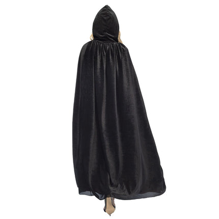 Halloween Cape Zwart Rood Creature Of The Night van Boland koop je bij Partywinkel