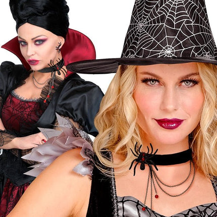 Halloween Choker Spin van Widmann koop je bij Partywinkel