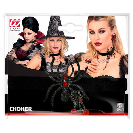 Halloween Choker Spin van Widmann koop je bij Partywinkel