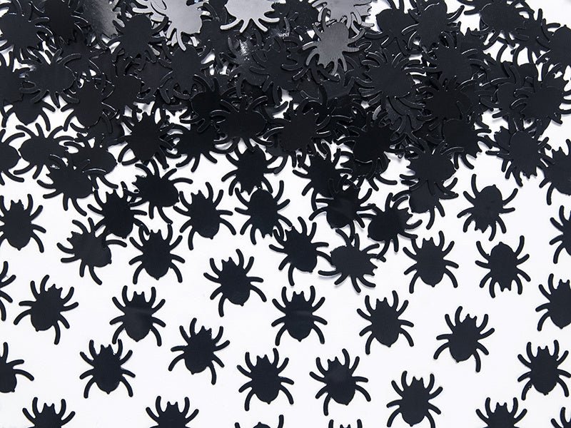 Halloween Confetti Spinnen 1,2cm 15gr van Partydeco koop je bij Partywinkel