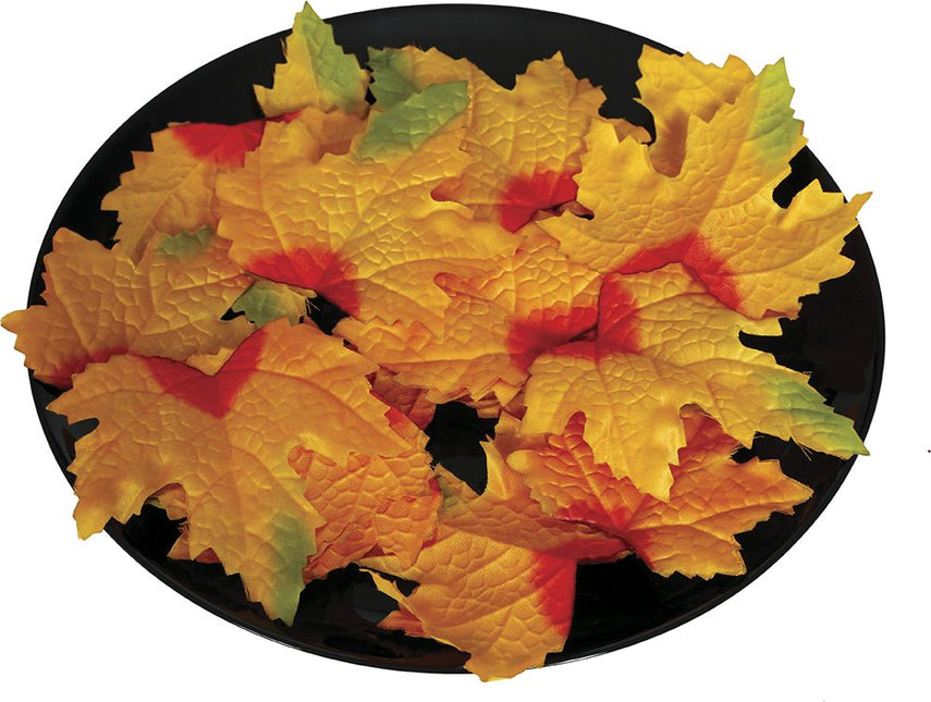 Halloween Decoratie Bladeren 10cm 24st van Fiestas Guirca koop je bij Partywinkel