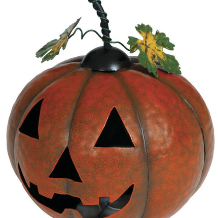 Halloween Decoratie Pompoen Metallic Met Licht 16cm van Fiestas Guirca koop je bij Partywinkel