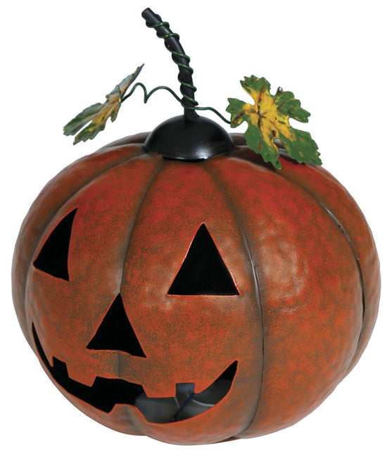 Halloween Decoratie Pompoen Metallic Met Licht 16cm van Fiestas Guirca koop je bij Partywinkel