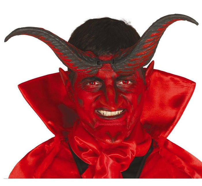 Halloween Demon Hoorns 20cm van Fiestas Guirca koop je bij Partywinkel