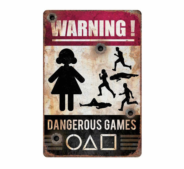 Halloween Deurbord Dangerous Games 36cm van Fiestas Guirca koop je bij Partywinkel