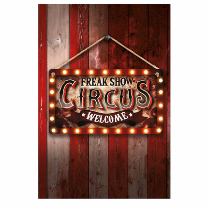 Halloween Deurbord Freak Show 35cm van Fiestas Guirca koop je bij Partywinkel