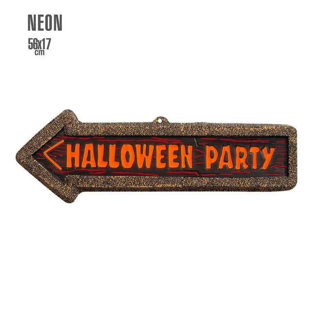 Halloween Deurbord Halloween Party 56cm van Widmann koop je bij Partywinkel