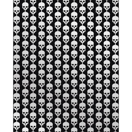 Halloween Deurgordijn Doodshoofden 2m van Fiestas Guirca koop je bij Partywinkel