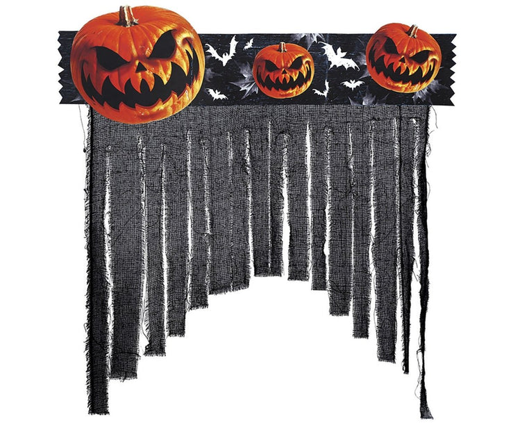 Halloween Deurgordijn Pompoenen van Fiestas Guirca koop je bij Partywinkel