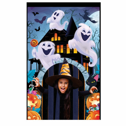 Halloween Deurgordijn Spoken 2,45m van Fiestas Guirca koop je bij Partywinkel