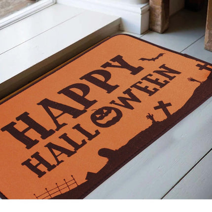 Halloween Deurmat Happy Halloween 60cm van Fiestas Guirca koop je bij Partywinkel