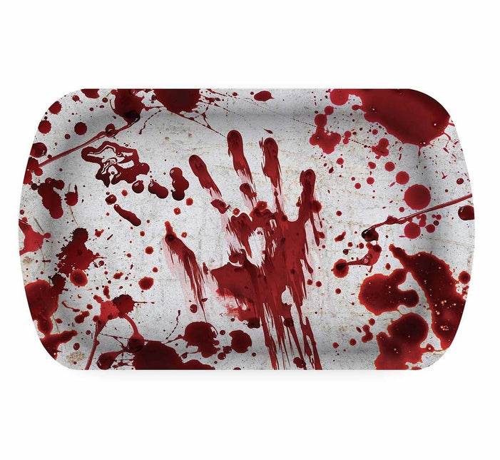 Halloween Dienblad Bloed 29cm van Fiestas Guirca koop je bij Partywinkel