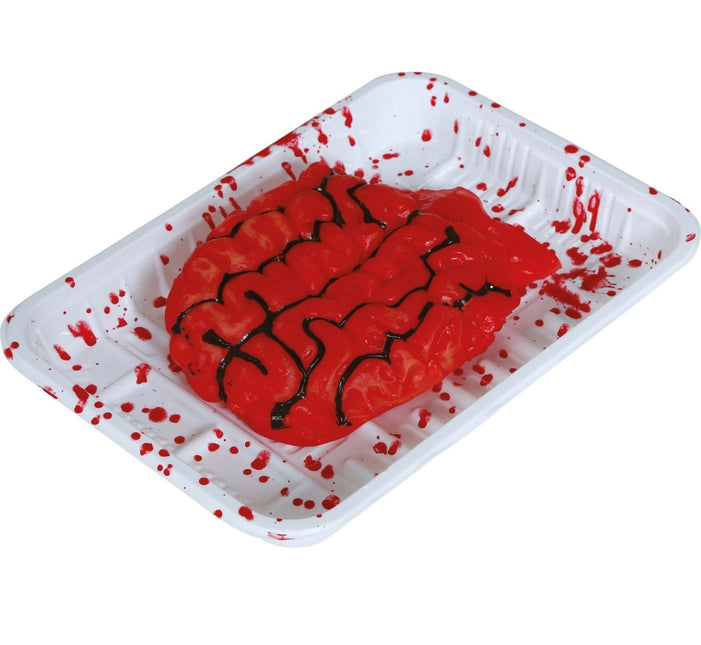 Halloween Dienblad Hersenen 18cm van Fiestas Guirca koop je bij Partywinkel
