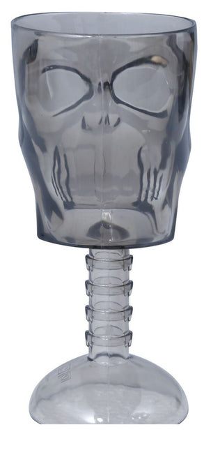 Halloween Doodshoofd Glas 18cm van Fiestas Guirca koop je bij Partywinkel