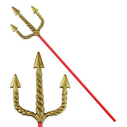 Halloween Drietand Rood Goud van Widmann koop je bij Partywinkel