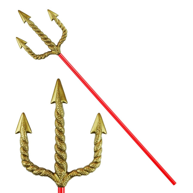 Halloween Drietand Rood Goud van Widmann koop je bij Partywinkel