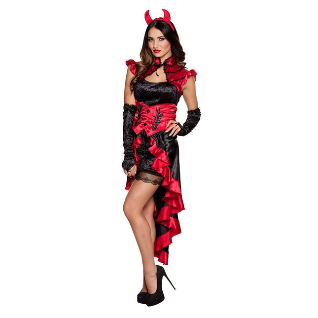 Halloween Duivel Kostuum Zwart Rood van Boland koop je bij Partywinkel