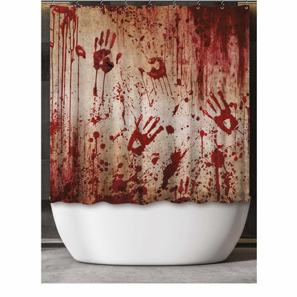 Halloween Gordijn Bloederige Handen van Fiestas Guirca koop je bij Partywinkel