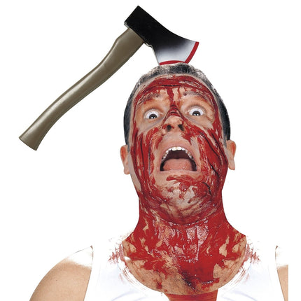 Halloween Haarband Bijl Met Bloed van Widmann koop je bij Partywinkel