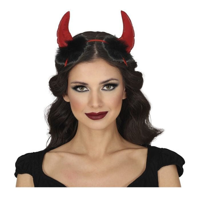 Halloween Haarband Duivelshoorns van Fiestas Guirca koop je bij Partywinkel