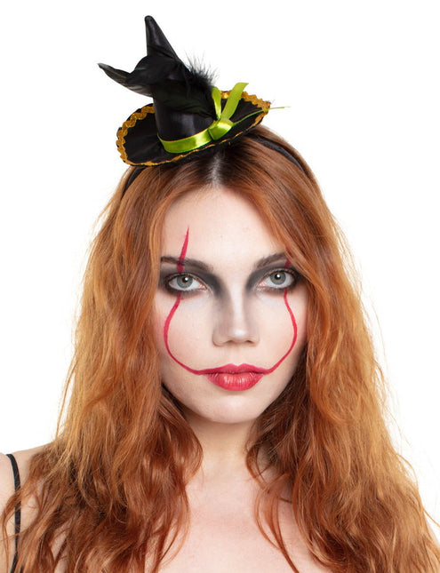 Halloween Haarband Heksenhoed van Folat koop je bij Partywinkel