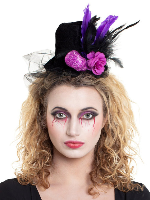 Halloween Haarband Hoed Veren van Folat koop je bij Partywinkel
