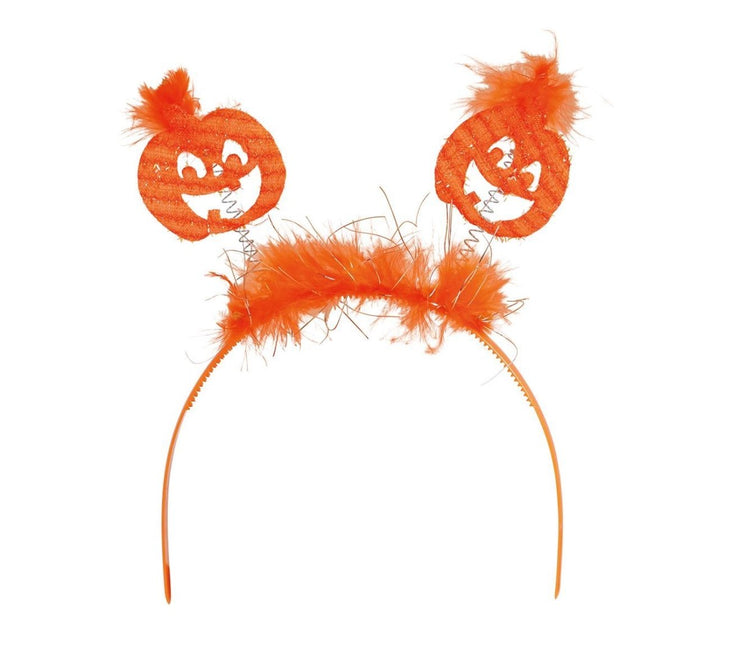 Halloween Haarband Pompoen van Fiestas Guirca koop je bij Partywinkel