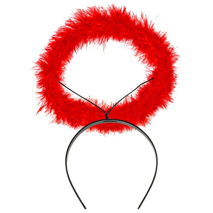 Halloween Haarband Rood Engel van Widmann koop je bij Partywinkel