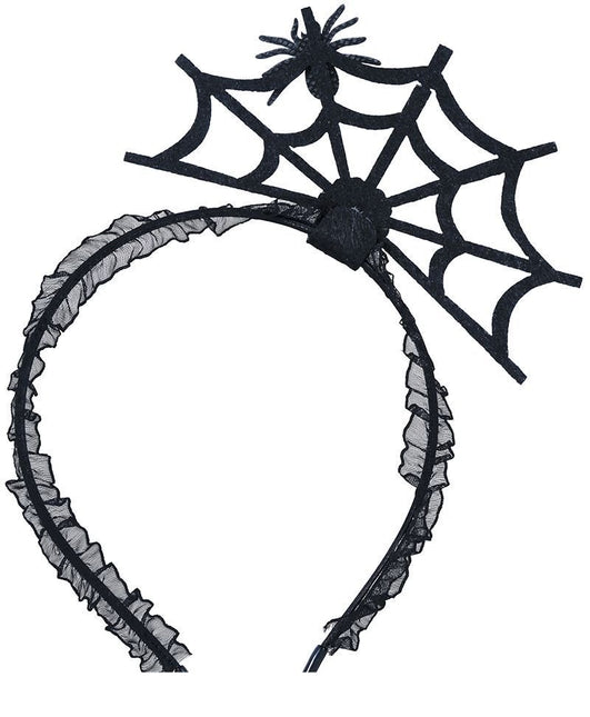 Halloween Haarband Spinnenweb van Fiestas Guirca koop je bij Partywinkel