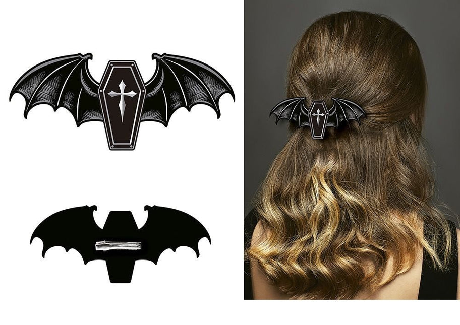 Halloween Haarclip Doodskist van Fiestas Guirca koop je bij Partywinkel