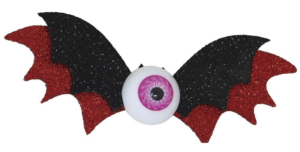 Halloween Haarclip Vleermuis 10cm 2st van Fiestas Guirca koop je bij Partywinkel